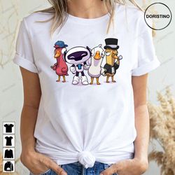 robot and goose goose duck game awesome shirts