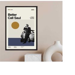 better call saul poster, minimalist movie poster, wall art print, vintage poster, retro poster, minimalist art, modern a