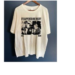 it happened one night movie t-shirt, it happened tee, one night hoodie, vintage tshirt, retro t-shirt, spooky sweatshirt