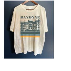bayonne t-shirt, bayonne shirt, bayonne travel, france city tees, france retro t-shirt, city travel shirt, vintage shirt