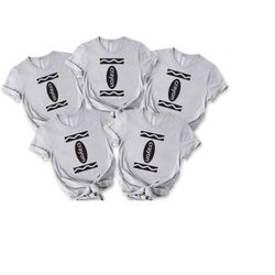 funny crayon matching team shirt, halloween costume for family group t shirt, teacher halloween cosplay party gift, cray