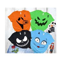 group halloween costume monster faces tees for school teacher shirts for work matching tshirts for holiday party family