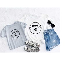 thing 1 thing 2 thing 3 t-shirt, family shirt, vacation shirt unisex adult and youth shirt, halloween shirt, costume, gr