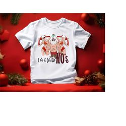 funny santa sweatshirt, i do it for the ho ho ho's shirt, christmas santa sweater, funny santa claus christmas crewneck,