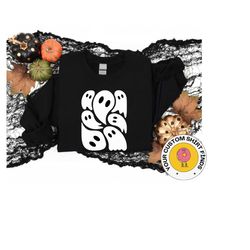 ghost halloween boo shirt, funny halloween costume, boo t-shirt, halloween sweatshirt for men women, gift for her, gift