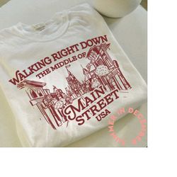 main street classic disney song shirt