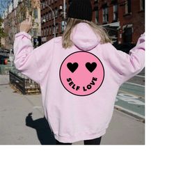 self love hoodie, sorority hoodie y2k hoodie aesthetic clothing trendy hoodies oversized hoodie aesthetic clothes tumblr
