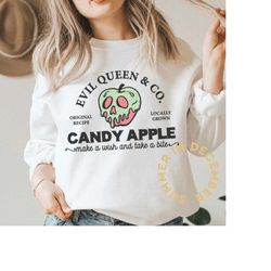 evil queen apple sweatshirt | snow white sweatshirt | poison apple sweatshirt | disney villain sweatshirt