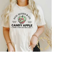 snow white, poisoned apple, evil queen, apple cider shirt