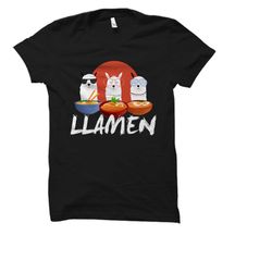 llama lover shirt. ramen shirt. llama t-shirt. gift for llama. llama shirt. llama lover gift. ramen gift. llama theme. l