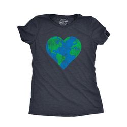 earth heart, love planet earth shirt, environment activist