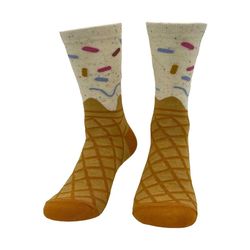 ice cream cone socks, ice cream socks, foodie