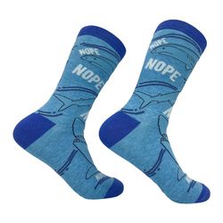 nope sharks, ocean socks, beach socks, cute womens