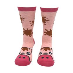 pig socks, womens farm animal socks, cute womens