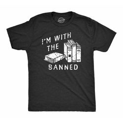 i'm with the banned, book lover gifts, reading