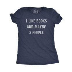 i like books and maybe 3 people, reader,