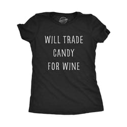 will trade candy for wine, halloween shirt women,
