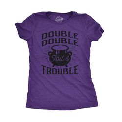double double, toil and trouble , witch tshirt,