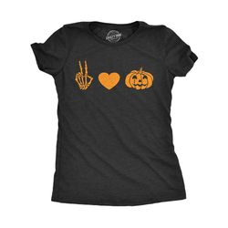 peace love pumpkins womens fall shirt, womens autumn