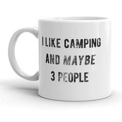 offensive camping mug, humorous camping mugs, rude camping