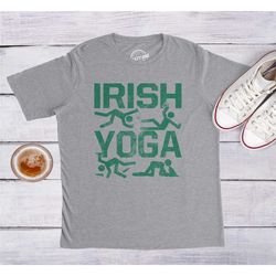 irish yoga shirt guys, st patricks day shirt