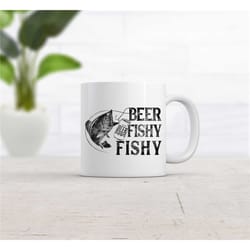 offensive fishing mug, humorous fishing mugs, rude fishing