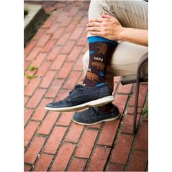 new dad socks, papa bear socks, funny father