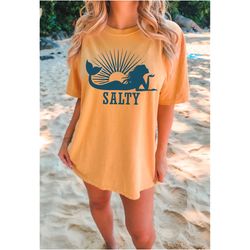 salty tee, mermaid t-shirt, beach tee, salty t-shirt,