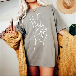peace sign t-shirt, vintage inspired cotton t-shirt, unisex