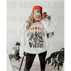 virgo zodiac sweatshirt, virgo sweatshirt, zodiac birthday, zodiac