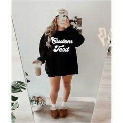 custom gildan unisex sweatshirt ,custom text sweatshirt, your