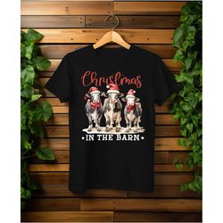 funny christmas cows gift shirt, farm xmas t-shirt,