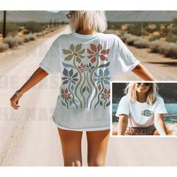 stay wild t-shirt, wildflower tee, flower child tee,