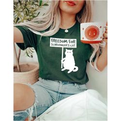 schrodinger's cat life t-shirt, cats are forever t-shirt,