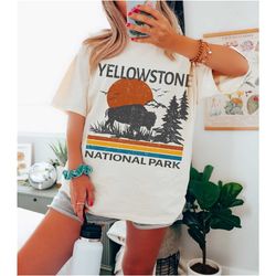 yellowstone tee, yellowstone national park t-shirt, hippie tee