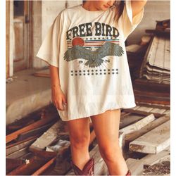 free bird tee, free bird t-shirt, concert tee,