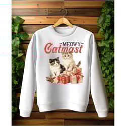 meow catmast sweater, xmas sweatshirt, family christmas shirt,