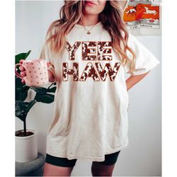 yee haw tee, yee haw cowboy tee, rodeo