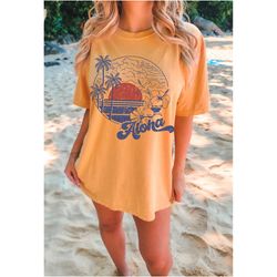 aloha tee, hawaii graphic tee, aloha hawaii t-shirt,