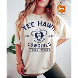 yee haw tee, yee haw cowgirl tee, texas