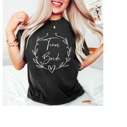 team bride shirt, bride squad t-shirts, bachelorette party t-shirt, gift for bride squad, bridal party tee, engagement s