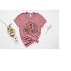 teach them love them watch them grow shirt, preschool teacher gift shirt, flower teacher shirt, kindergarten tee, teache