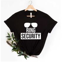 ring security, ring security shirt, ring security boys shirt, ring security gift, bridal party shirts, ring bearer shirt
