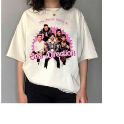 this barbie listens to one direction shirt, one direction band, 1d shirt, one direction music country shirt gift for men