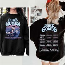 luke combs 2024 tour growing up and getting old t-shirt, luke combs merch, country music tee, luke combs fan shirt