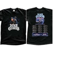 luke combs 2024 tour growing up and getting old t-shirt, luke combs merch, country music tee, luke combs fan shirt, grap