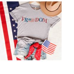 4th of july freedom t-shirt, american flag shirt, usa shirt, patriotic t-shirt, 4th of july family shirts, memorial day
