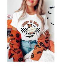 creep it real mickey ears shirt, creep it real shirt, vintage ghost halloween shirt, retro fall shirt, fall shirt, hallo