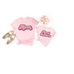 mama and mini, mama and mama's sweetheart, mommy and me matching shirts, comfort colors mama shirt, mini shirt, mothers