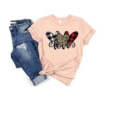 love hearts shirt,buffalo plaid valentines day shirts for mom,heart shirt,cute valentine shirt,cute valentine tee,valent